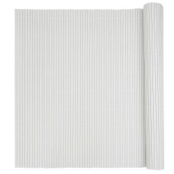 Clôture de jardin double face blanche 1,8 x 3 m PVC 642496642496