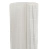 Clôture de jardin double face blanche 1,8 x 3 m PVC 642496642496