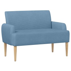 Canapé love seat avec capitonnage en boutons Bleu 642498642498