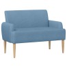 Canapé love seat avec capitonnage en boutons Bleu 642498642498