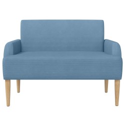 Canapé love seat avec capitonnage en boutons Bleu 642498642498
