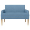 Canapé love seat avec capitonnage en boutons Bleu 642498642498