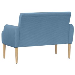 Canapé love seat avec capitonnage en boutons Bleu 642498642498
