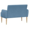 Canapé love seat avec capitonnage en boutons Bleu 642498642498