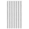 Rideau anti-insectes en chenille Gris et blanc 118 x 220 cm 642500642500