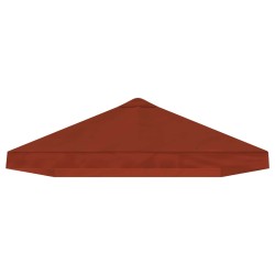 Housse de canopée de gazebo 6 x 3 m Terre cuite Polyester 190 642505642505