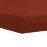Housse de canopée de gazebo 6 x 3 m Terre cuite Polyester 190 642505642505