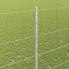 Clôture sauvage extérieure avec poteaux 25 x 1,6 m Argenté 642513642513
