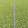 Clôture sauvage extérieure avec poteaux 25 x 1,6 m Argenté 642516642516