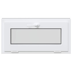 Fenêtre de sous-sol RISOR 80 x 40 cm PVC et verre Anthracite 642519642519