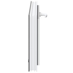 Fenêtre de sous-sol RISOR 80 x 40 cm PVC et verre Anthracite 642519642519