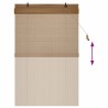 Store enrouleur Marron 100 x 160 cm Bambou 642522642522