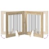 Porte de chien pliable avec supports 6 pcs Chêne Sonoma 482 cm 642540642540