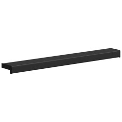 Appui de fenêtre Noir avec grain de bois 100 x 10 x 4,5 cm PVC 642544642544