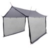 Tarp de camping avec murs en maille Gris et orange 642548642548