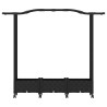 Lit Élevé avec Treillis et Toit Noir 169 x 40 x 129 cm PP 642553642553