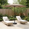 Parasol de jardin avec base 300 x 300 cm Polyester 642554642554