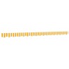 Tissu de remplacement de cantonnière d’auvent jaune blanc 4 m 642557642557