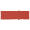 Coussin de chaise longue rouge mélangé 200x60x4 cm tissu 642567642567