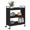 Chariot de cuisine Chêne noir 70 x 30 x 82 cm Bois d'ingénierie 642570642570