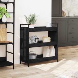 Chariot de cuisine Chêne noir 70 x 30 x 82 cm Bois d'ingénierie 642570642570