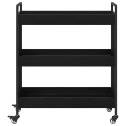 Chariot de cuisine Chêne noir 70 x 30 x 82 cm Bois d'ingénierie 642570642570