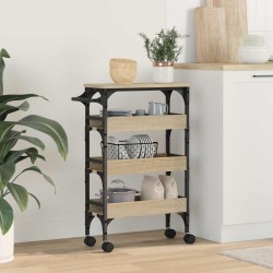 Chariot de cuisine Chêne Sonoma 53 x 20 x 76 cm 642571642571
