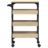 Chariot de cuisine Chêne Sonoma 53 x 20 x 76 cm 642571642571