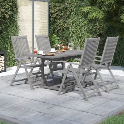 Ensemble à manger de jardin 5 pcs Bois d'acacia solide 642583642583