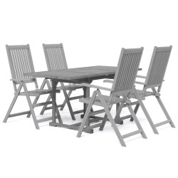 Ensemble à manger de jardin 5 pcs Bois d'acacia solide 642583642583