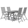 Ensemble à manger de jardin 5 pcs Bois d'acacia solide 642583642583