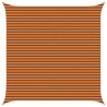 Voile d'ombre Orange et marron 5 x 5 m 100 % polyester Oxford 642588642588
