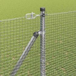 Clôture en fil soudé avec pointes 50 x 1,5 m Acier galvanisé 642596642596