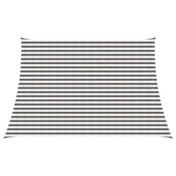 Voile d'ombre Gris clair et blanc 3 / 4 x 3 m HDPE 642604642604