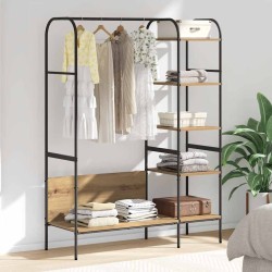 Porte-vêtements Beige 120 x 44 x 160 cm Bois d'ingénierie 642606642606