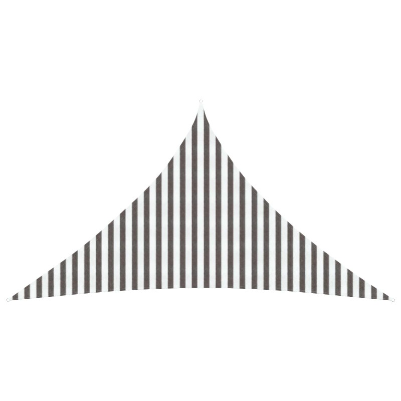 Voile d'ombre Gris clair et blanc 4,5 x 4,5 x 4,5 m HDPE 642609642609