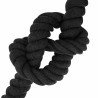 Corde Noir 6 x 6 x 1000 cm Coton 642619642619