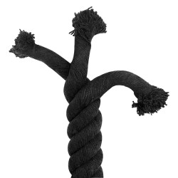 Corde Noir 6 x 6 x 1000 cm Coton 642619642619