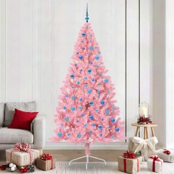 Sapin de Noël artificiel pré-éclairé Rose 240 cm PVC 642621642621