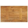 Dessus de table 60x40x2,5 cm rectangulaire bois massif manguier 642622642622