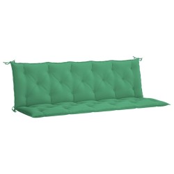 Coussin de banc de jardin vert 180x(50+50)x7 cm tissu oxford 642623642623