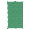 Coussin de banc de jardin vert 180x(50+50)x7 cm tissu oxford 642623642623