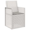 Chaises de jardin salle à manger 2 pcs Blanc et gris clair PP 642627642627