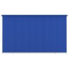 Store roulant d'extérieur 405 (l) x 230 (H) cm bleu HDPE 642631642631