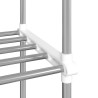 Étagère pour micro-ondes blanc 51x27x63 cm aluminium 642632642632