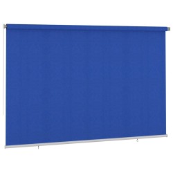 Store roulant d'extérieur 355 (l) x 230 (H) cm bleu HDPE 642635642635