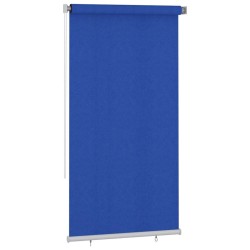 Store roulant d'extérieur 125 (l) x 230 (H) cm bleu HDPE 642637642637