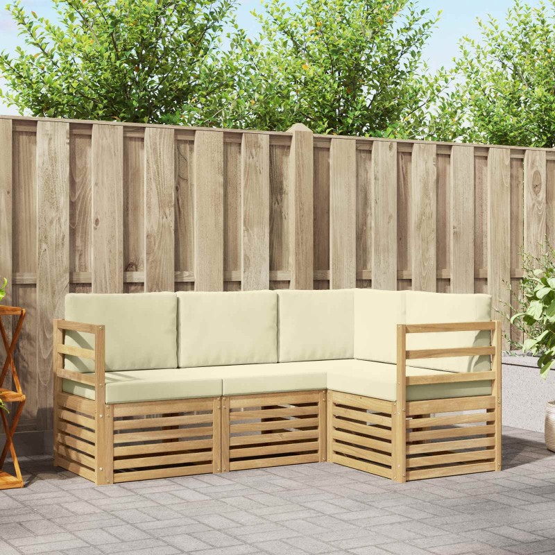 Ensembles de canapés Bois d'Acacia Massif 642638642638