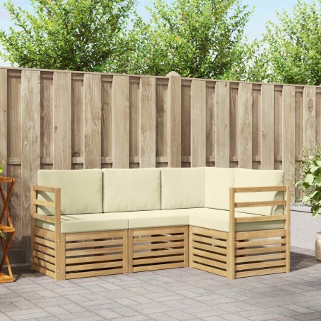Ensembles de canapés Bois d'Acacia Massif 642638642638