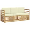 Ensembles de canapés Bois d'Acacia Massif 642639642639